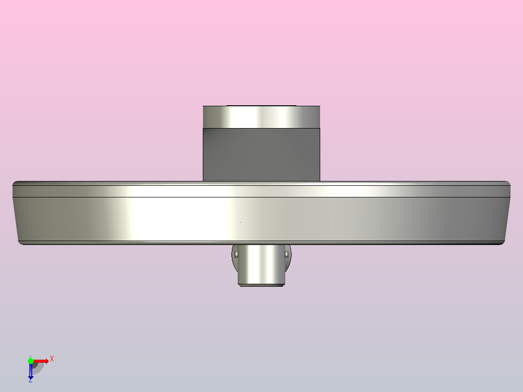 圆形折叠手柄d200 mm，用于驱动机械装置俯视图