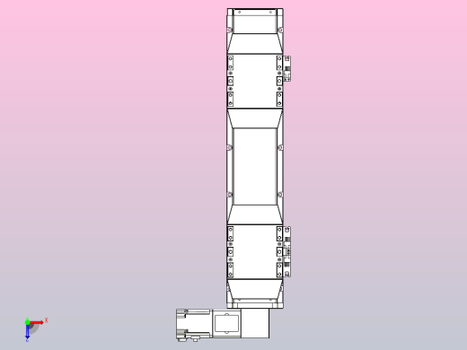 皮带直线轴双滑块型TPA-GCBS-120-P70-L75-DR-M20-N3俯视缩略图