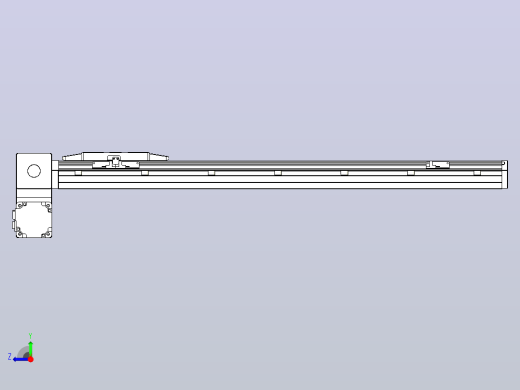 机器人皮带驱动直线轴TPA-GCB-150-P80-L700-LP-M75-N3右视缩略图