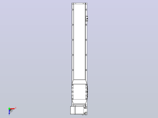 机器人皮带驱动直线轴TPA-GCB-150-P80-L700-LP-M75-N3俯视缩略图