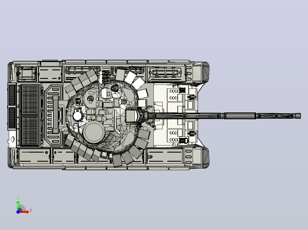 T-72B3坦克前视图