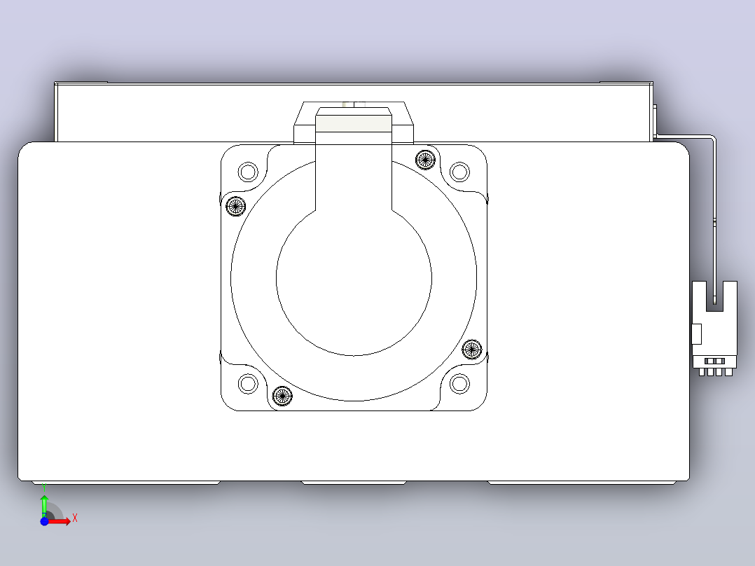 滚珠丝杠直线轴带导轨全封闭TPA-HCR-202D-2510C-L1600-M-C-P75-N3前视图