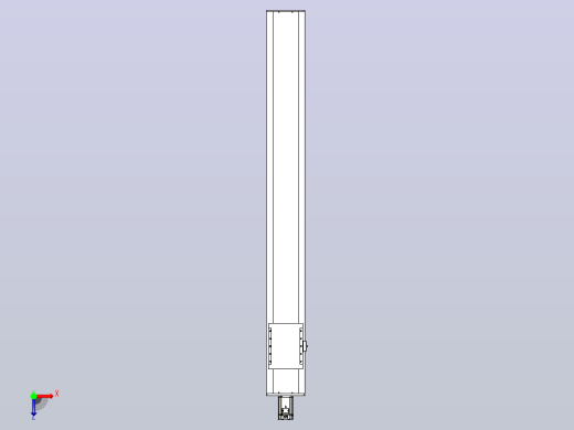 滚珠丝杠直线轴带导轨全封闭TPA-HCR-202D-2510C-L1600-M-C-P75-N3俯视缩略图
