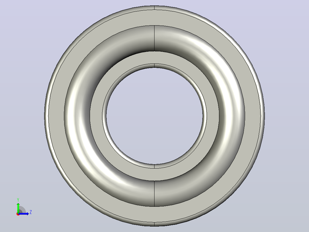 SKF自调心球轴承ball_bearing_1307_ek_0左视图