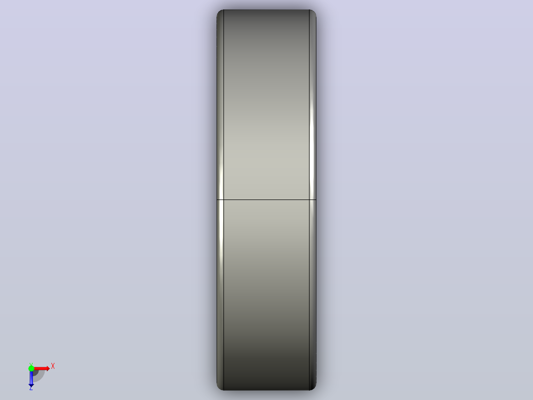 SKF自调心球轴承ball_bearing_1307_ek_0俯视图