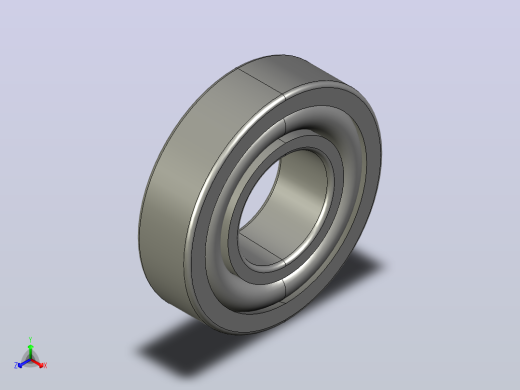 SKF自调心球轴承ball_bearing_1307_ek_0正等轴测缩略图