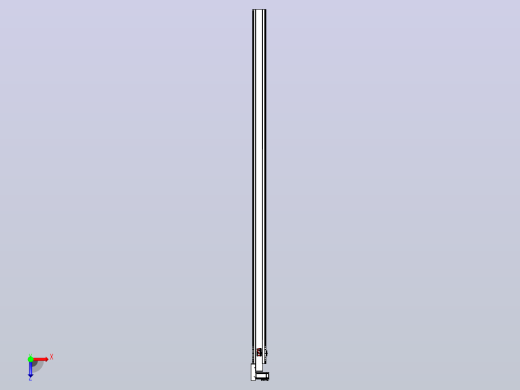 皮带直线轴半封闭可选导轨TPA-HNB-120D-110-L2900-ML-C-P40-N3俯视缩略图