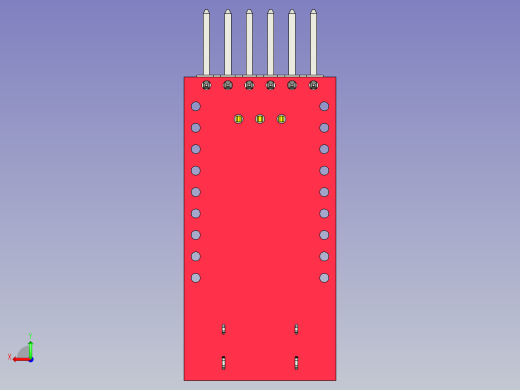 USB C FTDI FT232RL TTL 串行适配器后视缩略图