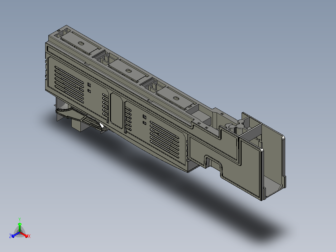 NHRT40-100、160_3L 3P条形熔断器式隔离开关三维模型201908主视图