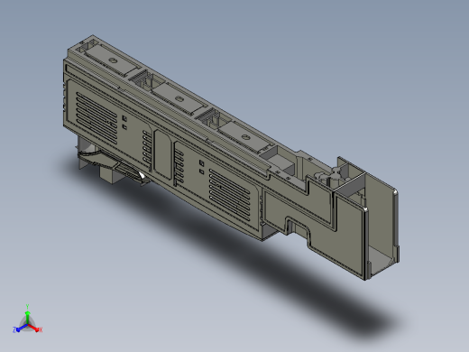 NHRT40-100、160_3L 3P条形熔断器式隔离开关三维模型201908