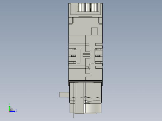 NHRT40-100、160_3L 3P条形熔断器式隔离开关三维模型201908左视缩略图