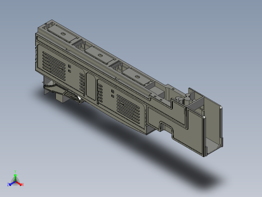 NHRT40-100、160_3L 3P条形熔断器式隔离开关三维模型201908正等轴测缩略图