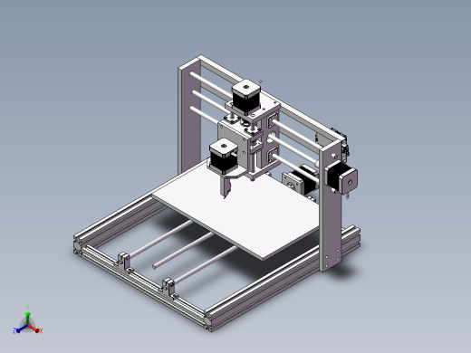 机器人CNC 4轴正等轴测缩略图