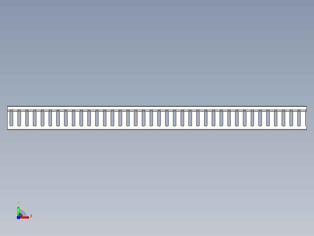 25x60 线槽前视图