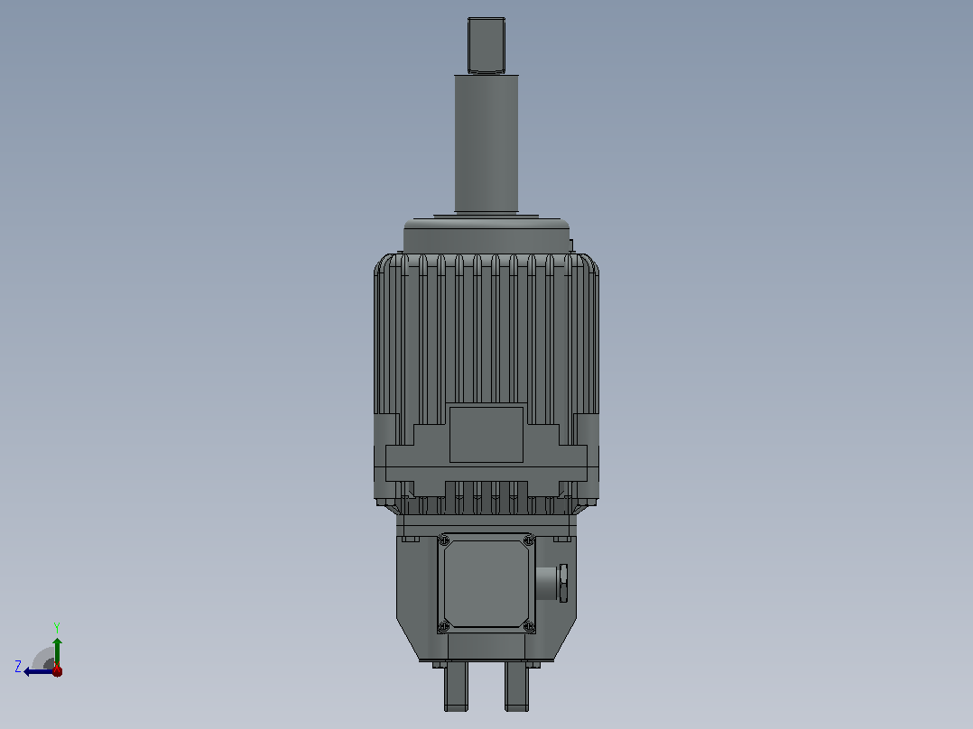 电力液压推动器MYT2-125／10 W.UL.DL.C.H.S右视图