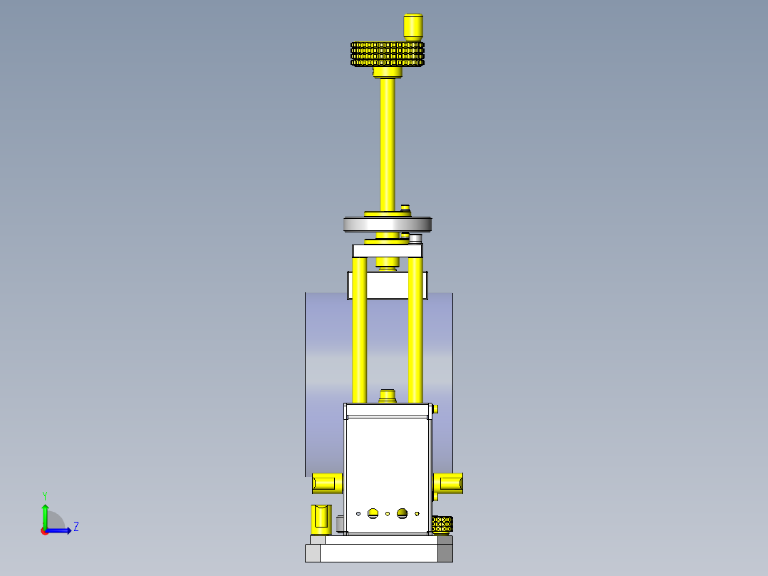 2轴调节机构（带工件座）左视图