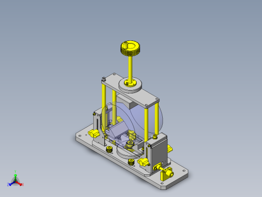 2轴调节机构（带工件座）正等轴测缩略图