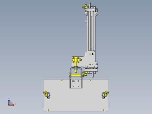 自动卷帘机构前视缩略图