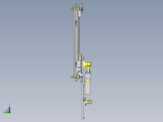 自动卷帘机构左视缩略图