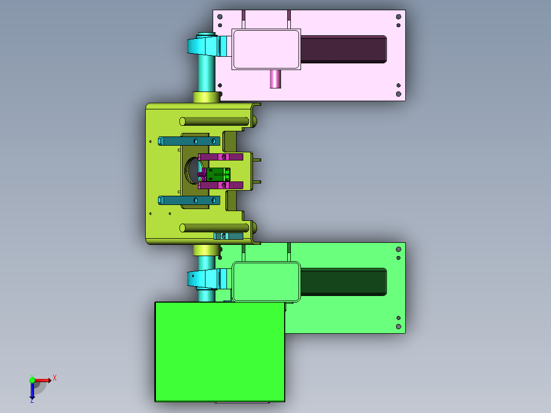 K3446-翻转机俯视图