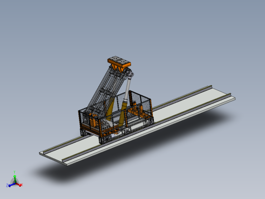 重载移动旋转举升平台sw18可编辑