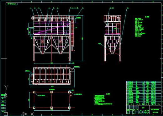 PPC96-6气箱脉冲袋式除尘器全套图纸缩略图