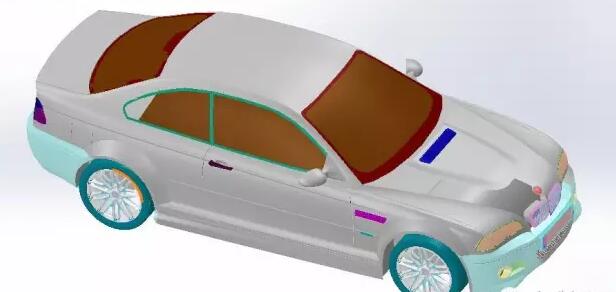 BMW-e46-m3汽车三维