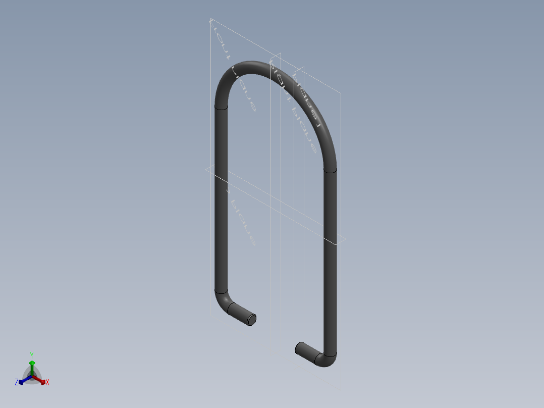 旋转缸式发动机设计正等轴测图