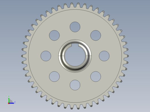 solidworks 齿轮左视缩略图
