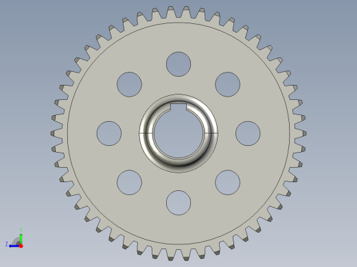 solidworks 齿轮右视缩略图