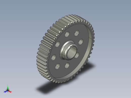 solidworks 齿轮正等轴测缩略图