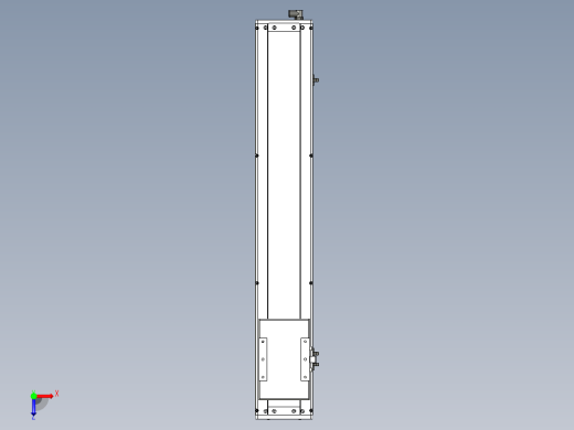 Toyo东佑达直线模组-ECH14-650-BM-400W+煞車俯视缩略图