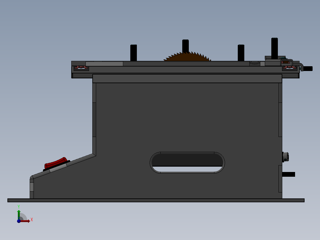 155自动切割成型锯床(1)前视图