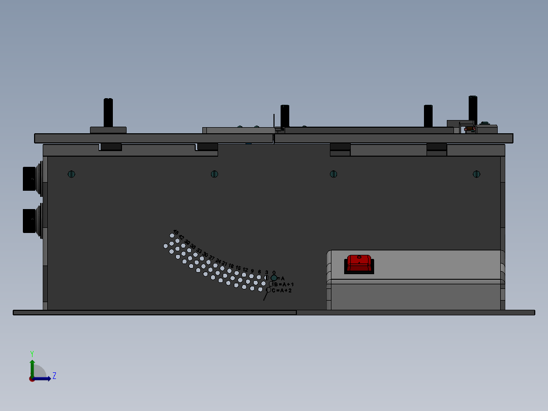 155自动切割成型锯床(1)左视图