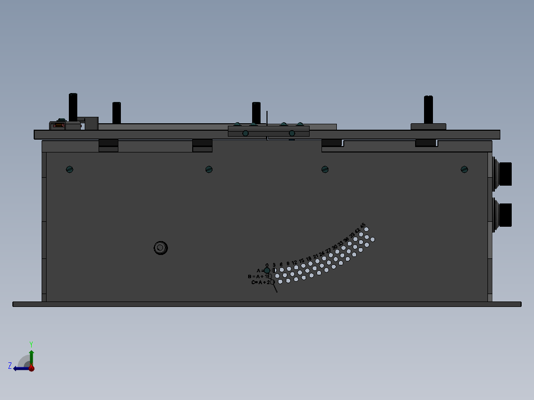 155自动切割成型锯床(1)右视图