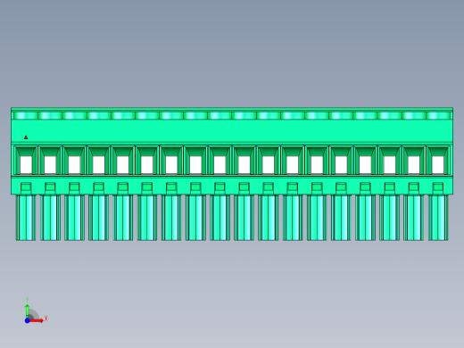 DEGSON 15EDG 系列 3.5mm 插拔式接线端子 FullPack-15EDGKB-3.5-18P-14-00AH前视缩略图