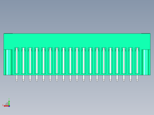 DEGSON 15EDG（公头） 3.5mm 螺钉锁紧，插拔式接线端子 FullPack-15EDGVHM-3.5-38P-14-00AH后视缩略图