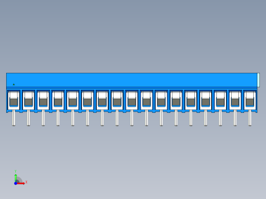 DEGSON DG302 系列 5.0 接线端子-DG302-5.0-17P-12-00AH前视缩略图