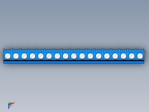DEGSON DG302 系列 5.0 接线端子-DG302-5.0-17P-12-00AH俯视缩略图