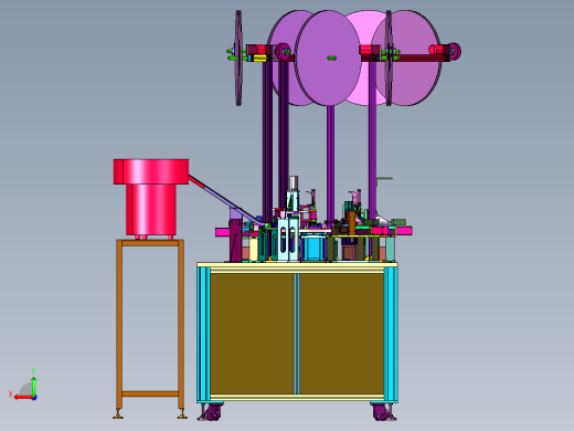 多芯压线端子转台式压端机后视缩略图