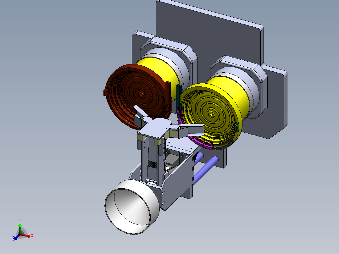 二极管SMD下料系统（双振动盘下料）
