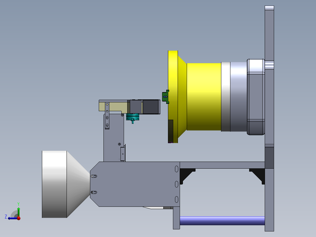 二极管SMD下料系统（双振动盘下料）右视图