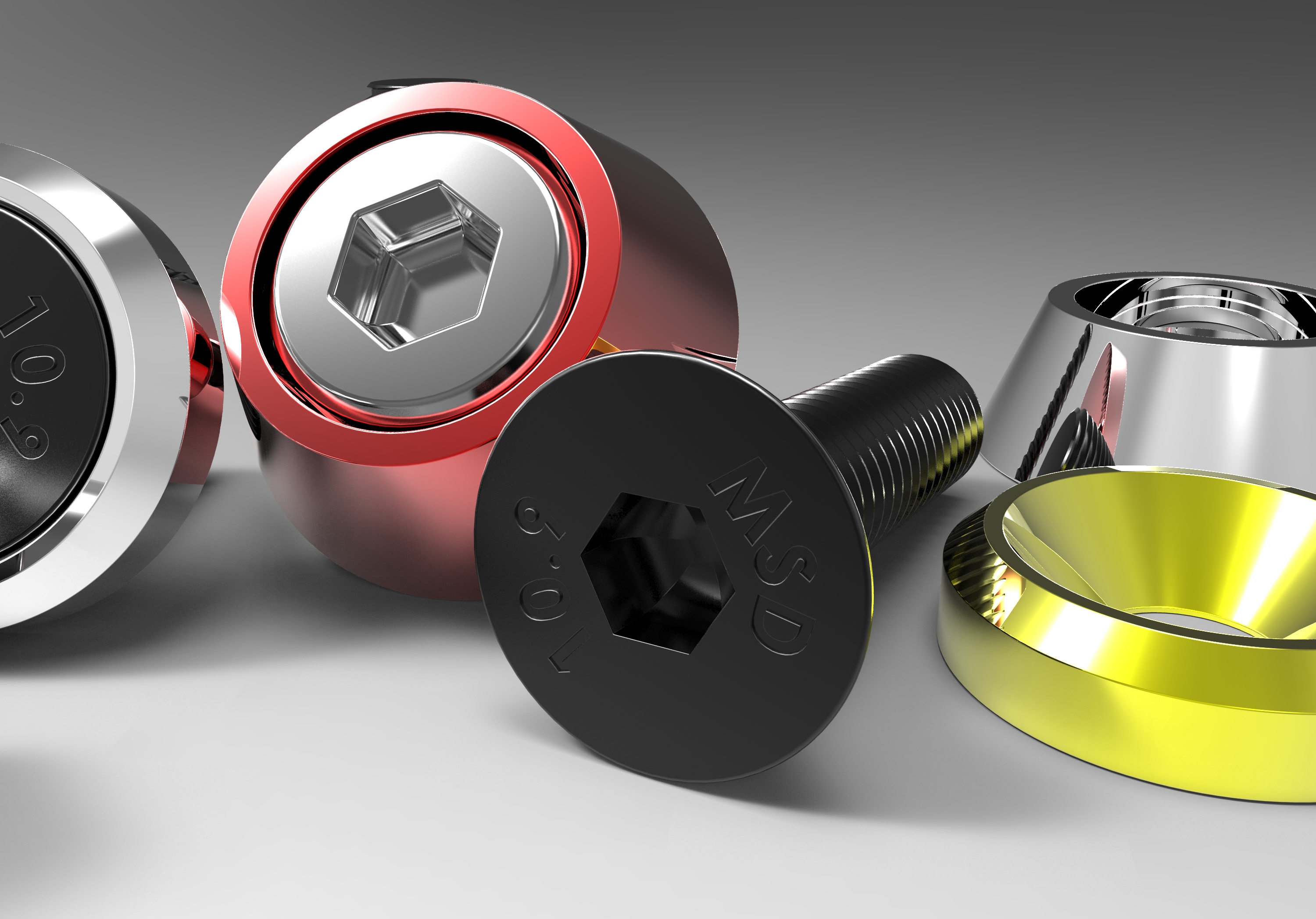 主板和电脑机箱螺钉沉头-圆头