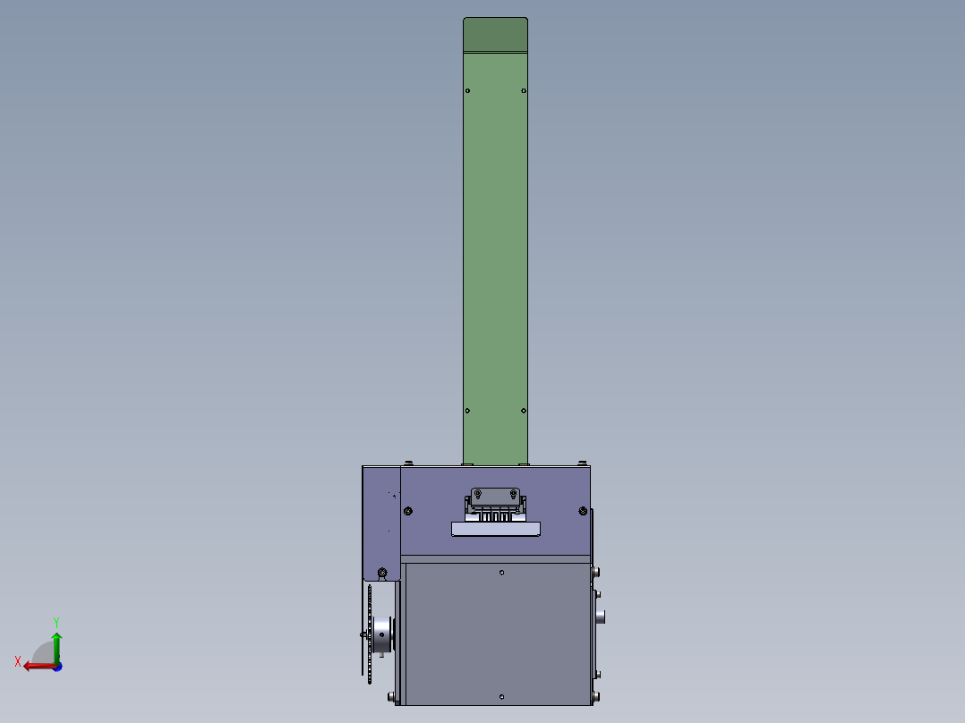 自动开线机后视图