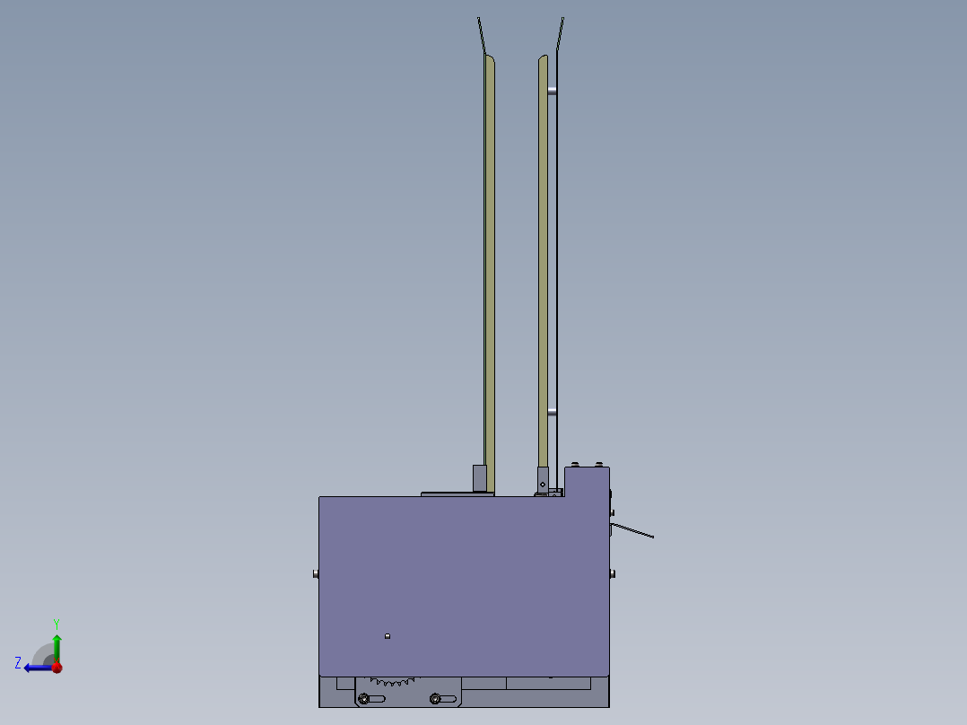 自动开线机右视图
