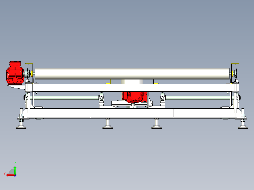 捆扎包装机后视图
