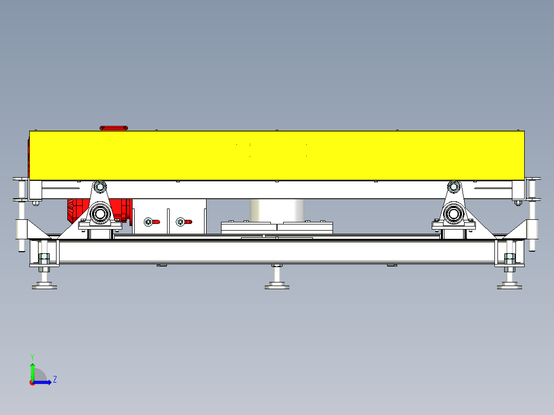 捆扎包装机左视图