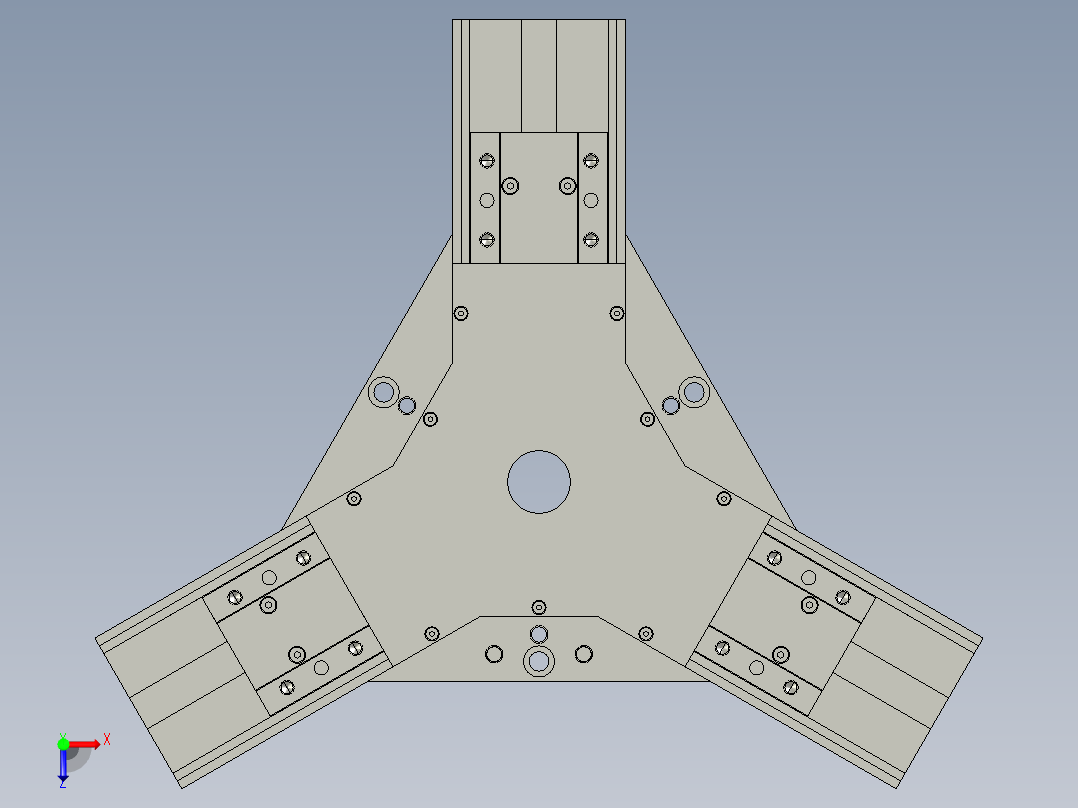 普通气爪ph21-30俯视图