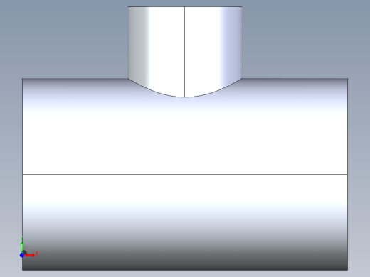 CPVC管件02-Sch80_ReducingTee_SxSxS_9801-210_1.5in x 0.75in前视缩略图