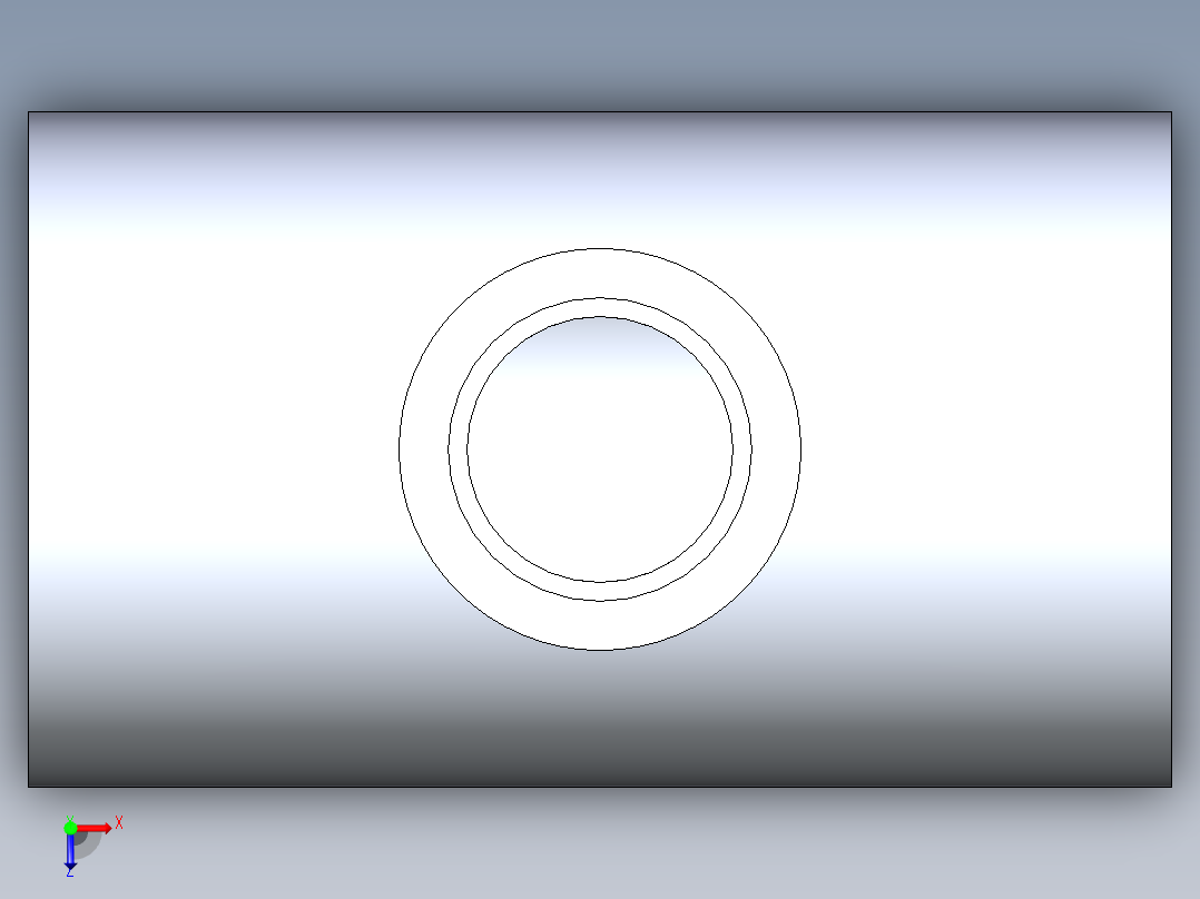 CPVC管件02-Sch80_ReducingTee_SxSxS_9801-210_1.5in x 0.75in俯视图